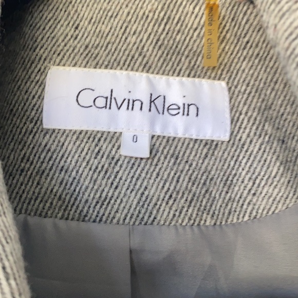 Calvin Klein Grey Peacoat - Picture 3 of 4